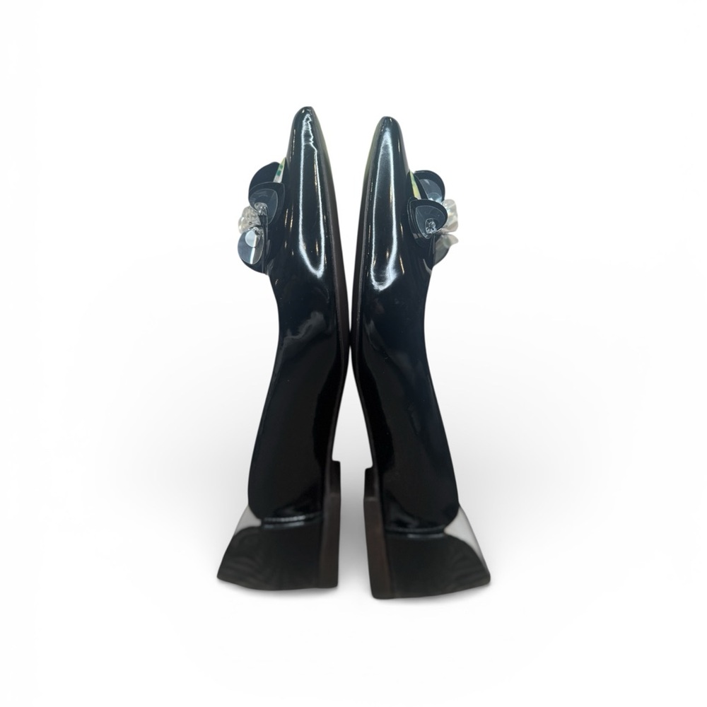 DELPOZO Black Patent Leather Women's Shoes - Picture 3 of 4